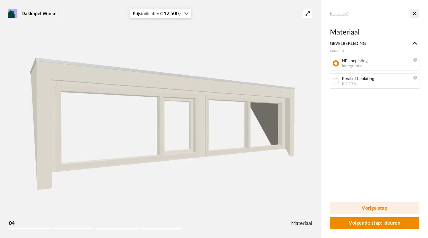 min-dakkapel-configurator